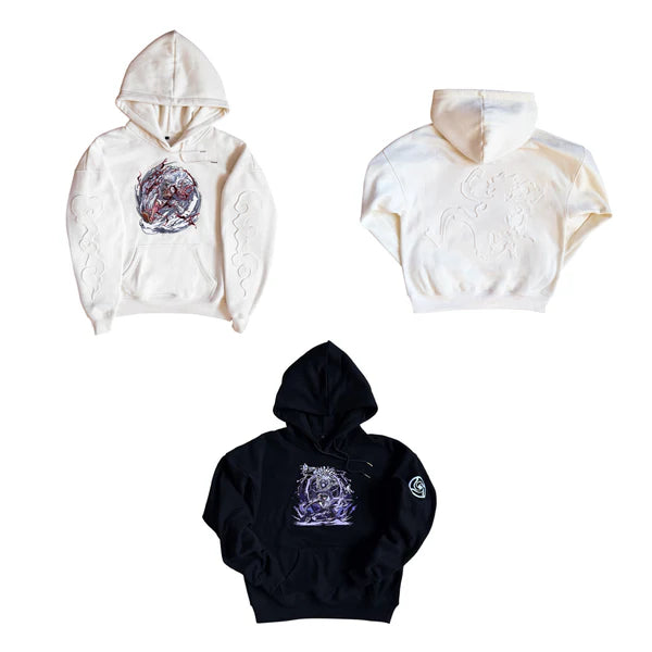 Gear 5 Nika Embroidered Beige Hoodie