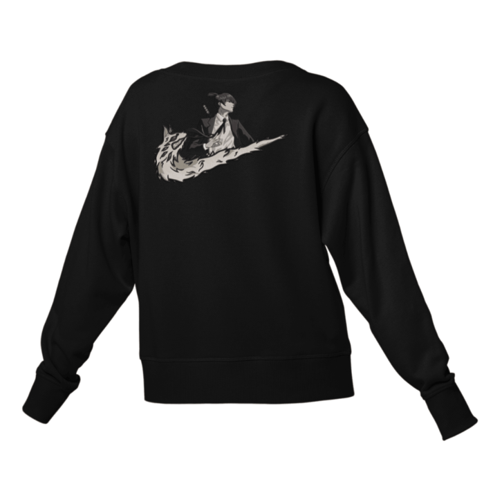 Aki x Kon Swoosh Embroidered Sweatshirt – Bonds of Power and Spirit