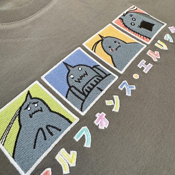 Alph Reaction Face Embroidered Shirt