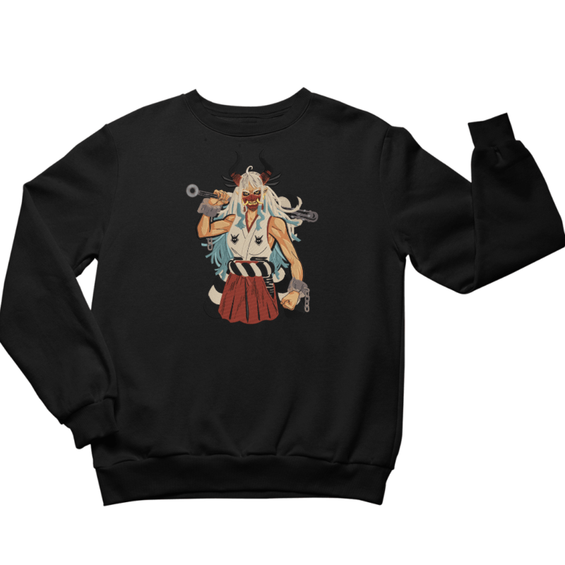 Yamato Embroidered Sweatshirt – Embrace the Spirit of Oden