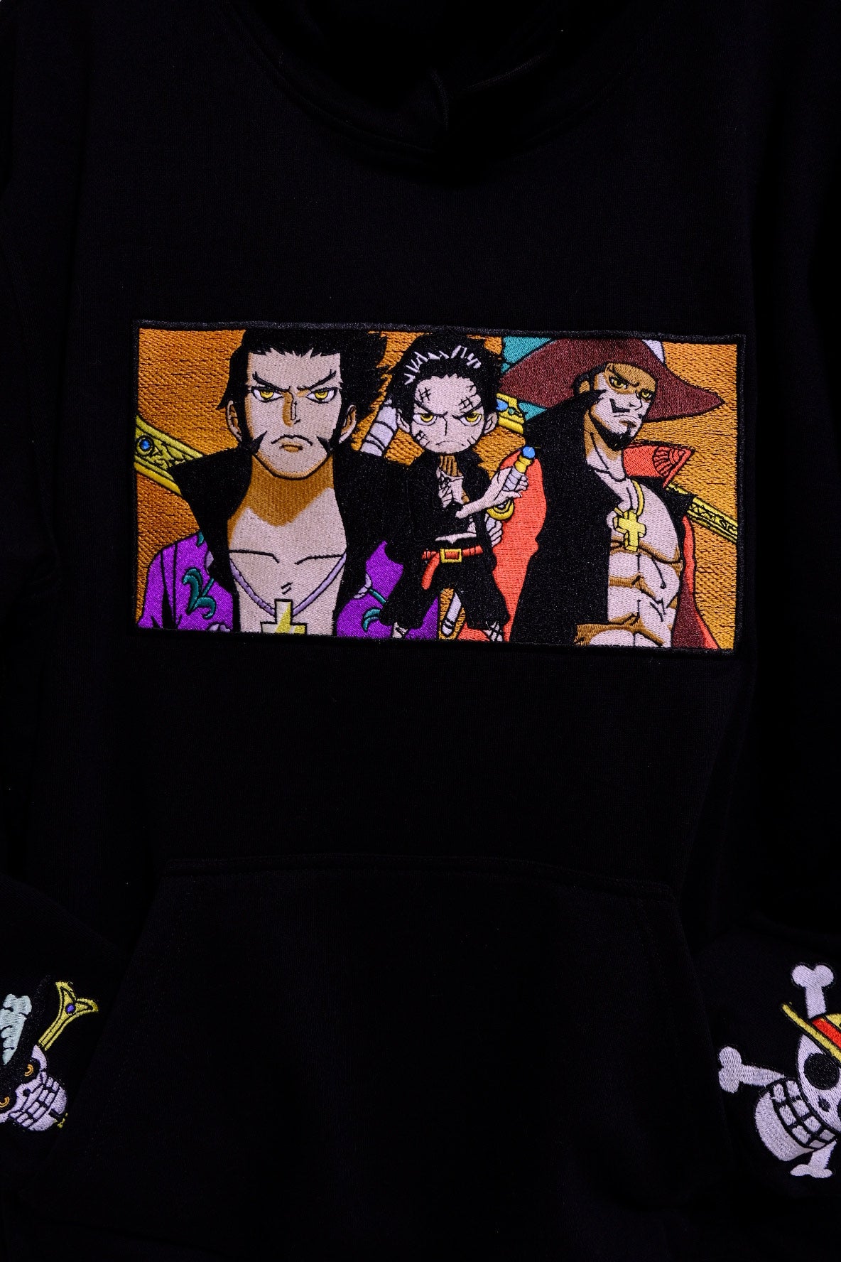 Hawk Eye Mihawk Embroidered Black Hoodie