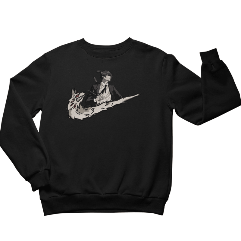 Aki x Kon Swoosh Embroidered Sweatshirt – Bonds of Power and Spirit