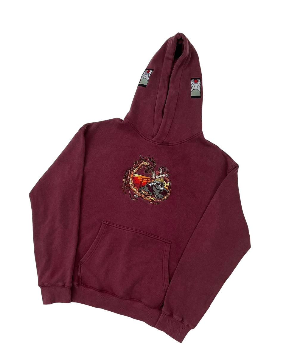 YoriIchi's Sun Breathing Anime Embroidered Hoodie