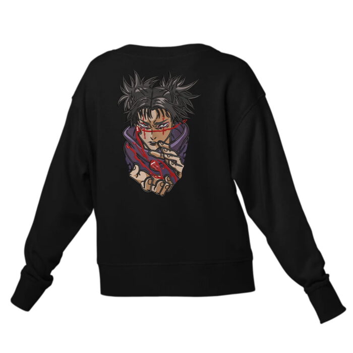 Choso Embroidered Sweatshirt – Bloodline of Vengeance