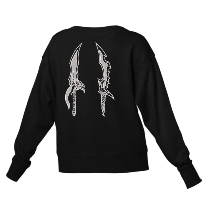 The State of God Embroidered Sweatshirt – Divine Power in Motion