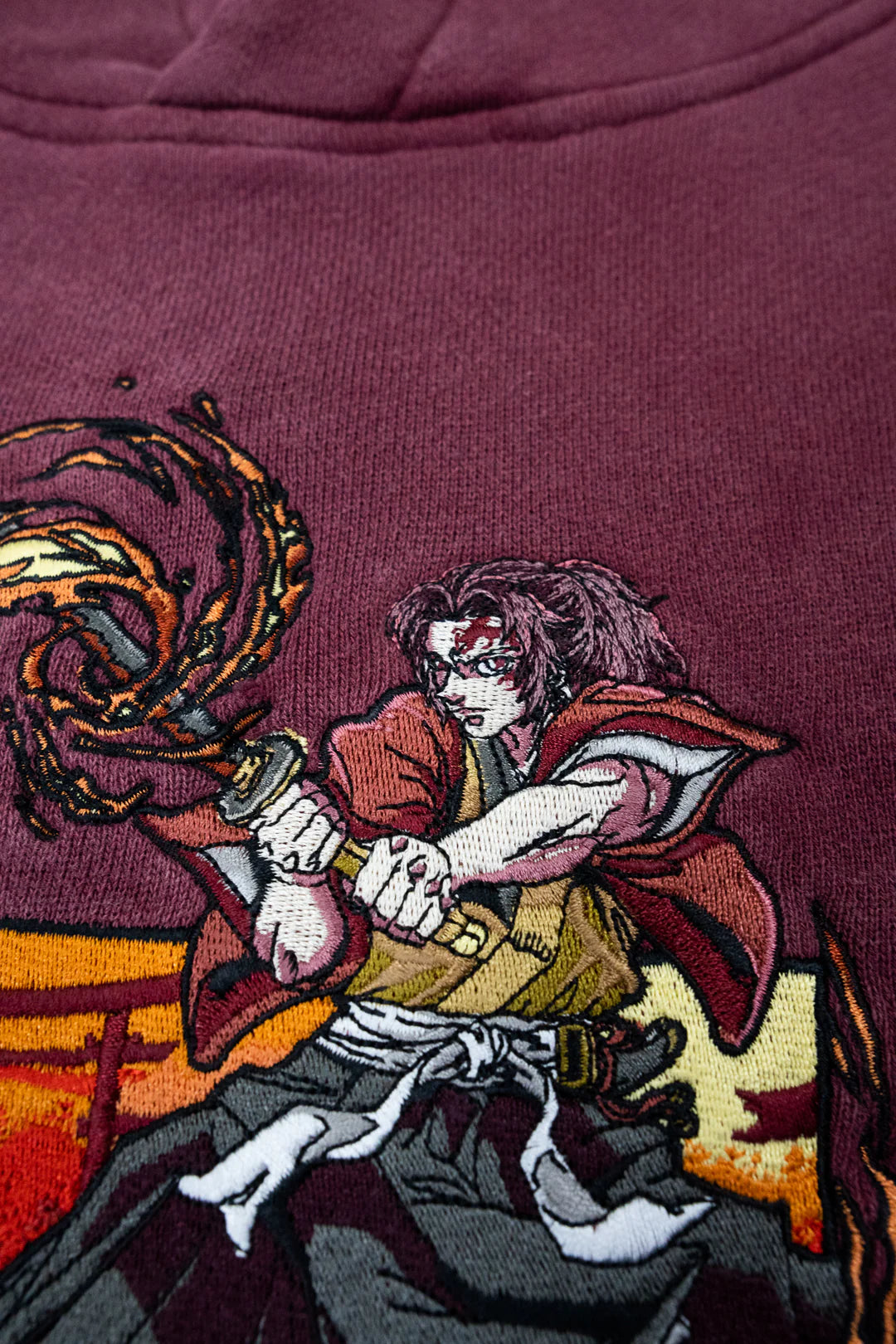 YoriIchi's Sun Breathing: Demon Slayer Anime Embroidered Hoodie.