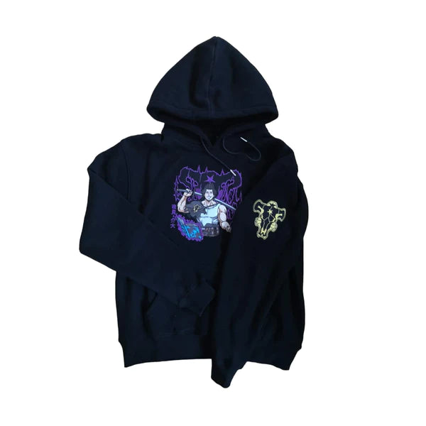 Yami Sukehiro "The Lord of Destruction" Anime Embroidered Hoodie Collection.