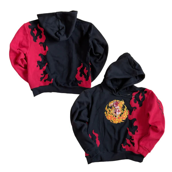 Ace Burning Hoodie Embroidered Hoodie