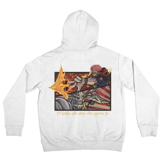 Sukuna vs Mahuraga Embroidered Hoodie