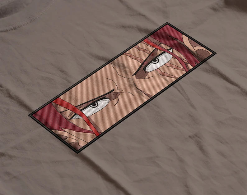 Shanks Embroidered T-Shirt – Red-Haired Legend Style