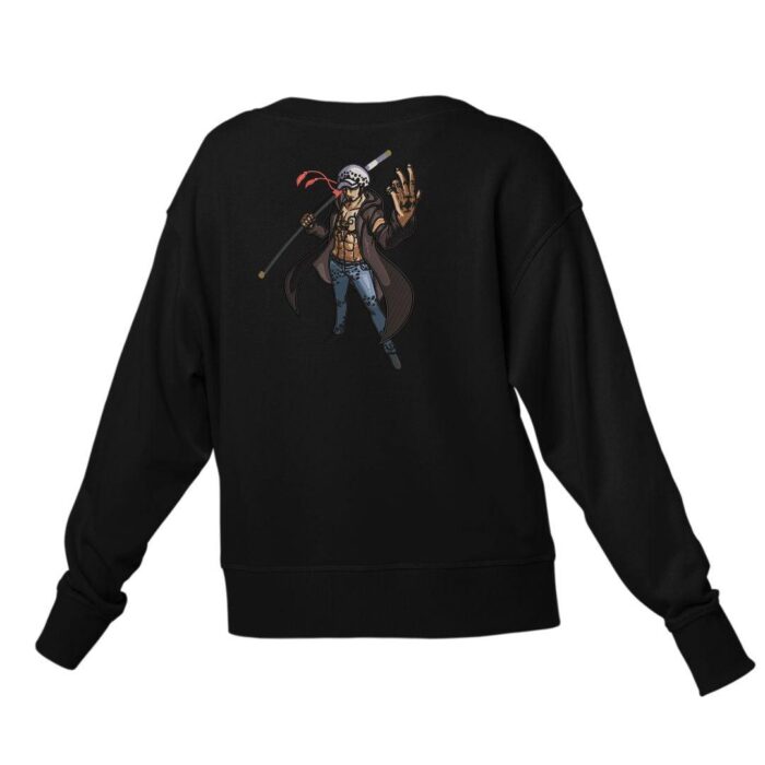 Trafalgar Law Embroidered Sweatshirt – Surgeon of Death in Style